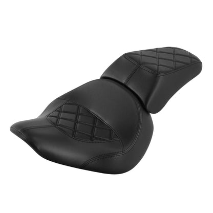 Rider Driver Passenger Seat for Harley Fat Boy FLSTF (2007–2017) FXST FXSTB (2006–2015)