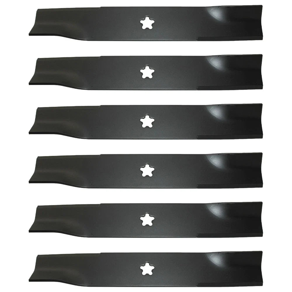 Pack of 6 High Lift Blades for Snapper ZEKH48240, 95087 & Kees 539 113425