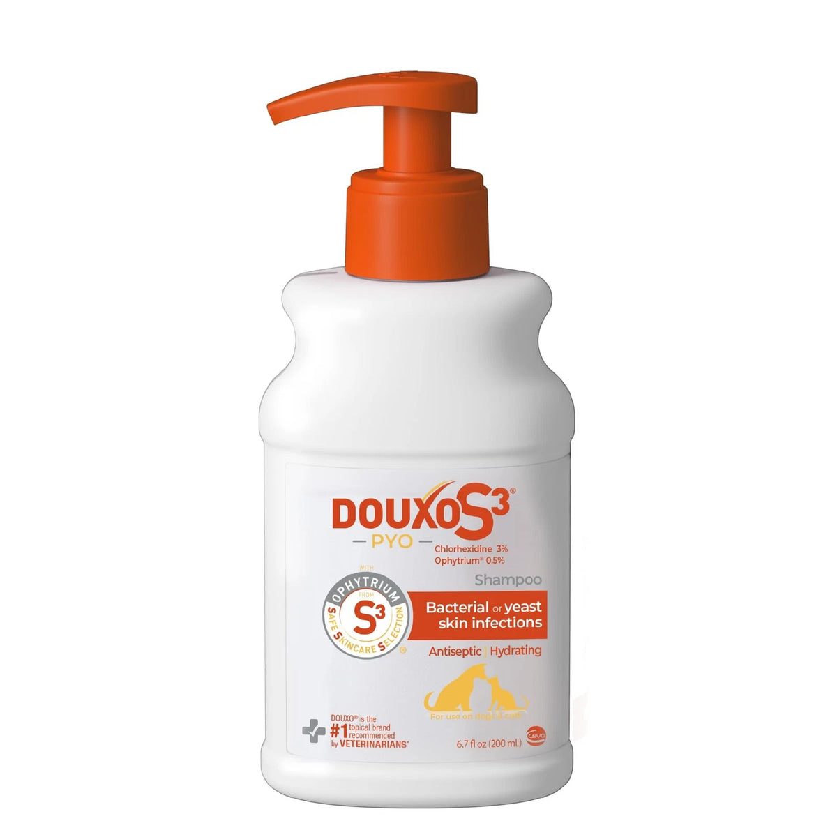 Douxo S3 Pyo Shampoo for Dogs (6.7 oz, 3% Chlorhexidine)