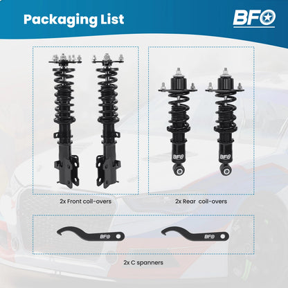 Coilovers Suspension Kit for Honda CR-V (2007–2011) D2HGLI
