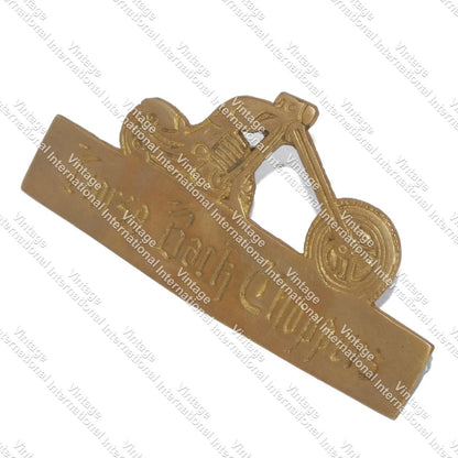 Customized Brass Badge Emblem for Vintage Bikes