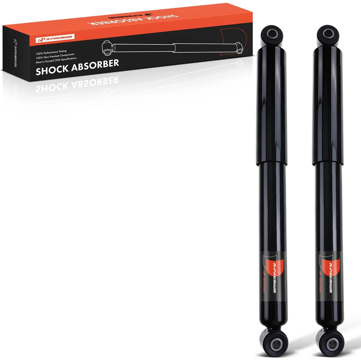 Set of 2 Rear Shock Absorbers for Benz Sprinter 2500 Dodge Sprinter 2500 3500 (66415, 68013825AA, 68066608AA, 349045)
