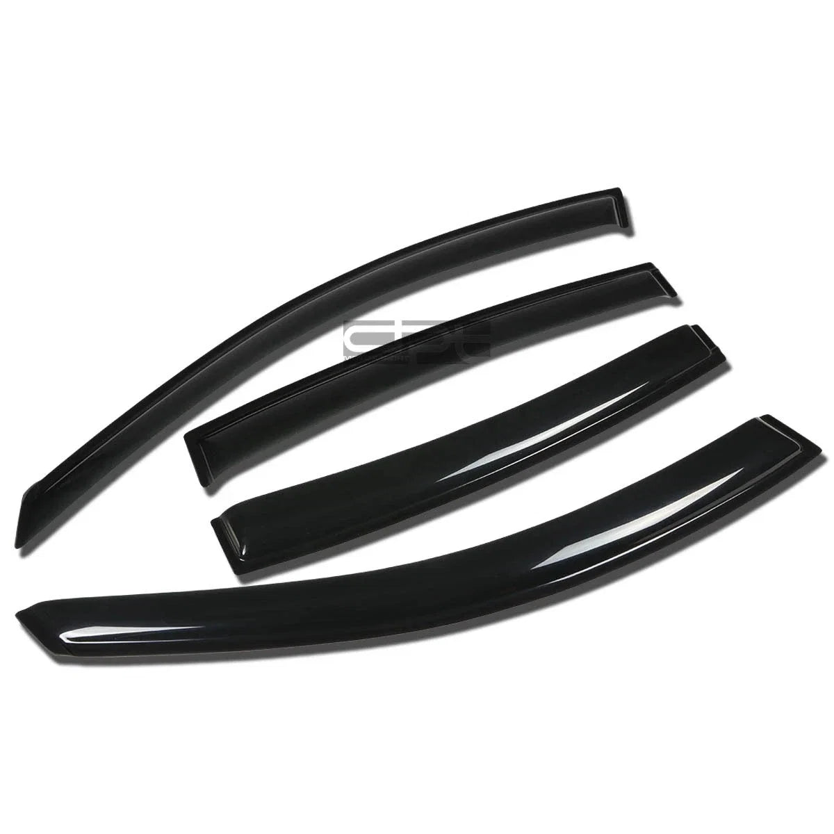 2X Smoke Tint Side Window Visor for Nissan Maxima (2004–2008)