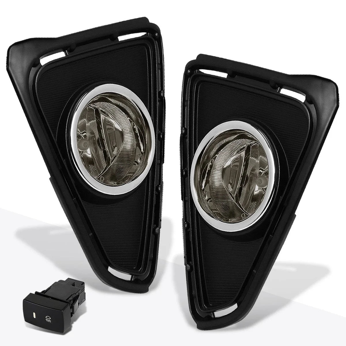 Smoked Lens Fog Lights with Switch & Bezel for RAV4 XA40 (2016–2018)