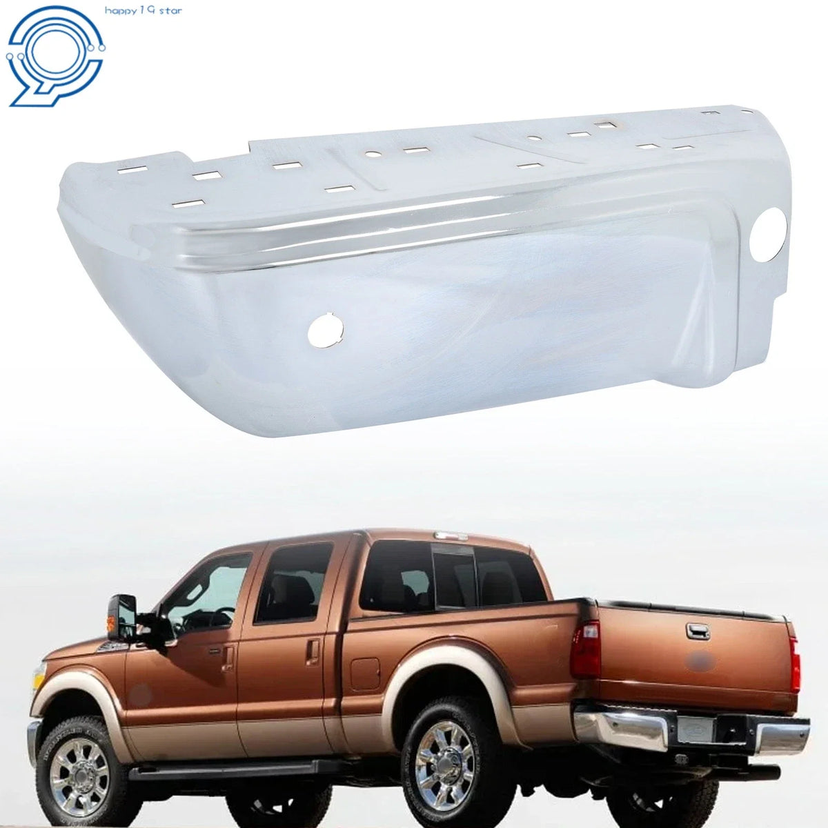 Rear Left Step Bumper for Ford F250 F350 Super Duty (2008–2016)