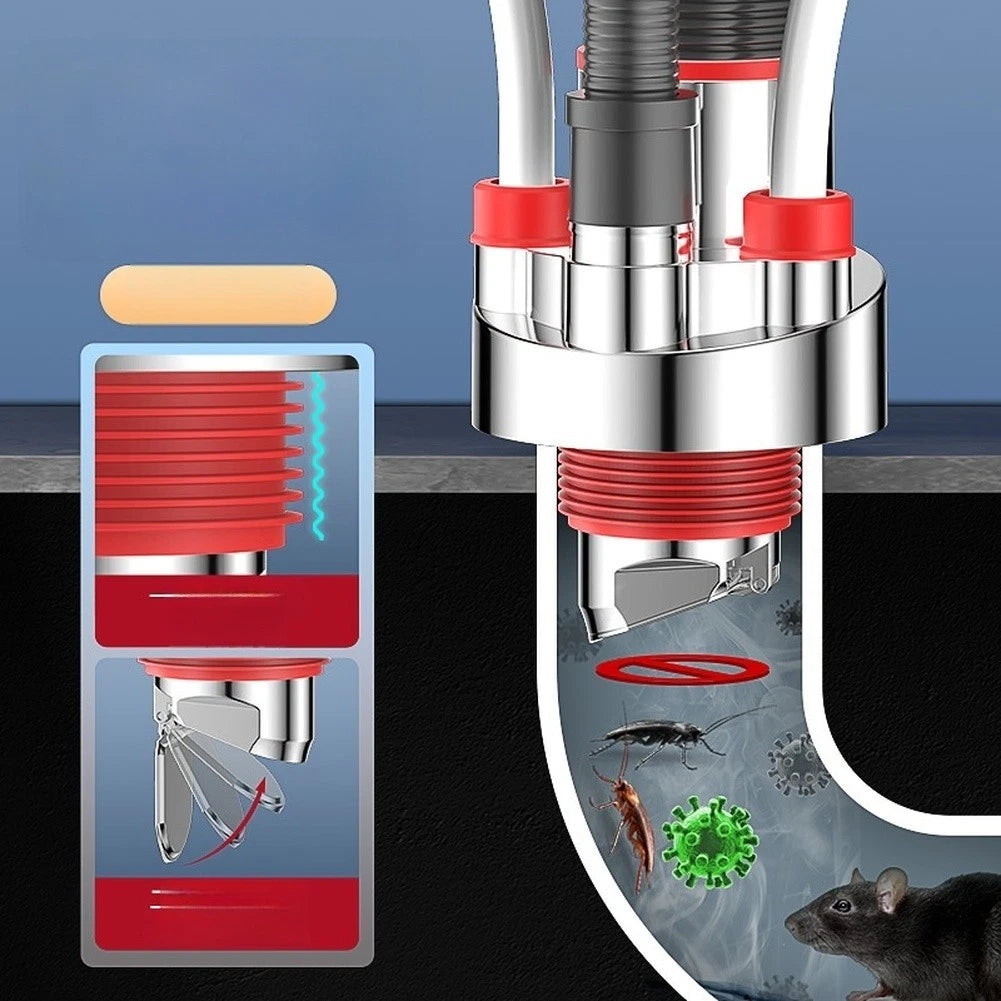 Triple Outlet Sink Drain Pipe for Dishwasher Water Purifier