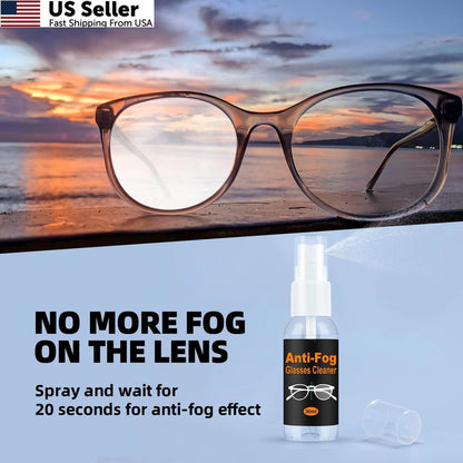 Eyeglass Cleaning Kit with 24H Anti Fog for Glasses