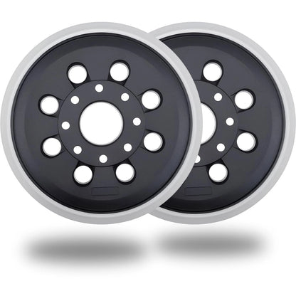 2X 5 Inch 8 Hole Hook & Loop Replacement Sander Pad for Bosch