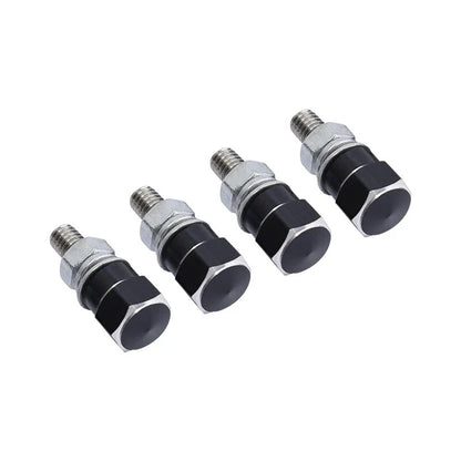 Set of 4 Hex License Plate Frame Bolts for Harley Touring Sportster Dyna Softail