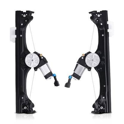 Pair Front Left & Right Power Window Regulators w/ Motor for Fiat 500 (2012–2019)