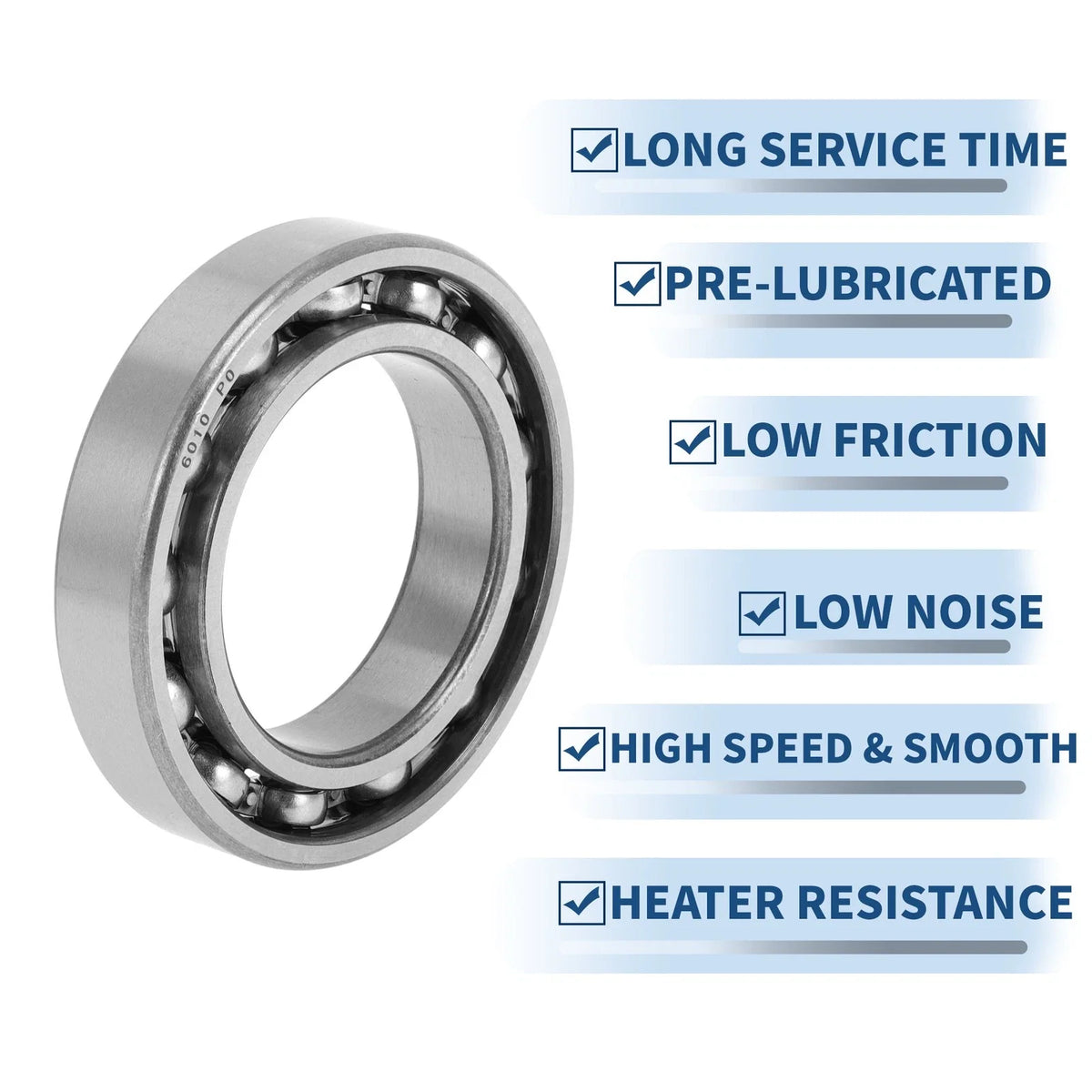 Deep Groove Ball Bearing 50x80x16mm for Scooter Skateboard (P0)