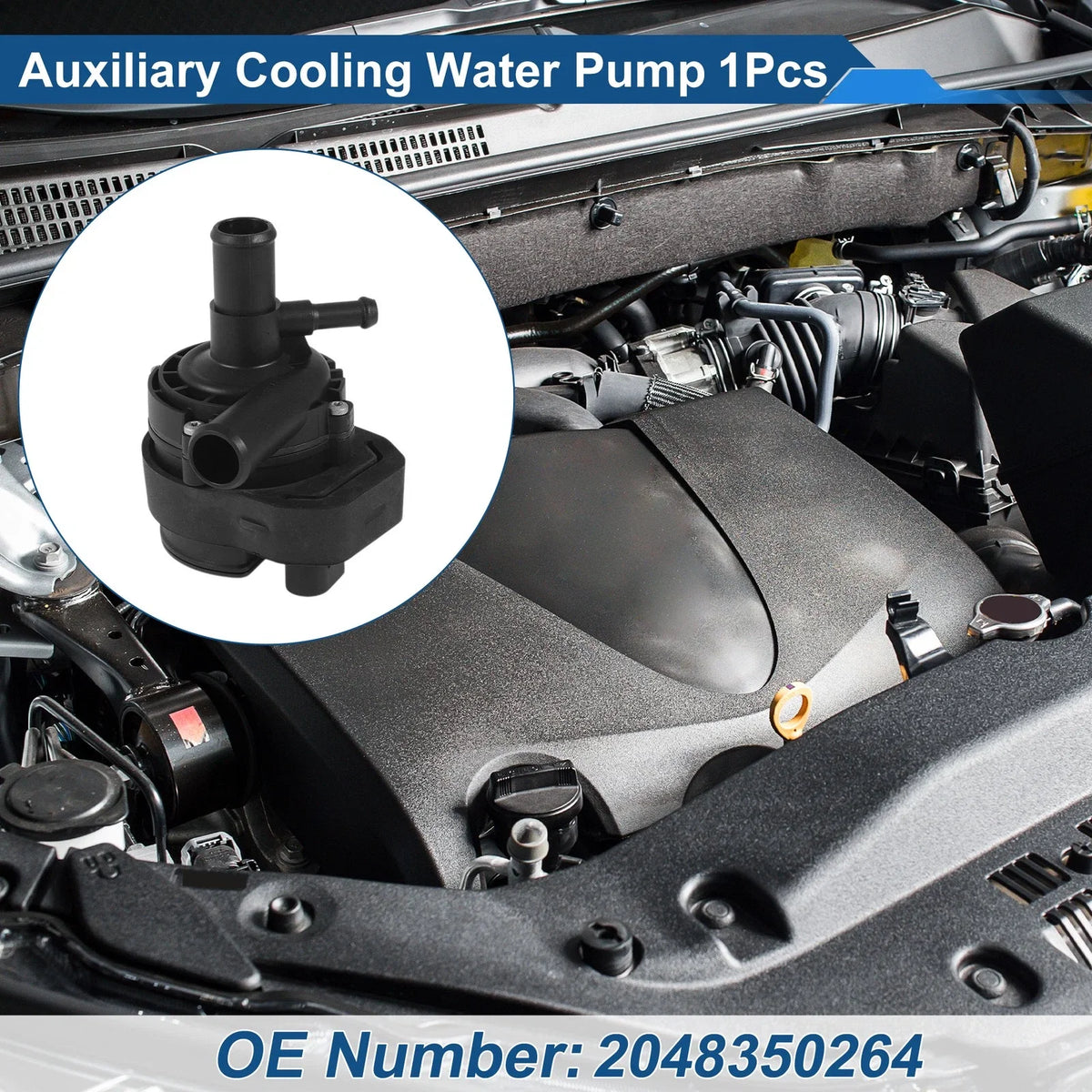 Auxiliary Cooling Water Pump for Mercedes-Benz C220 (2007–2014) No. 2048350264