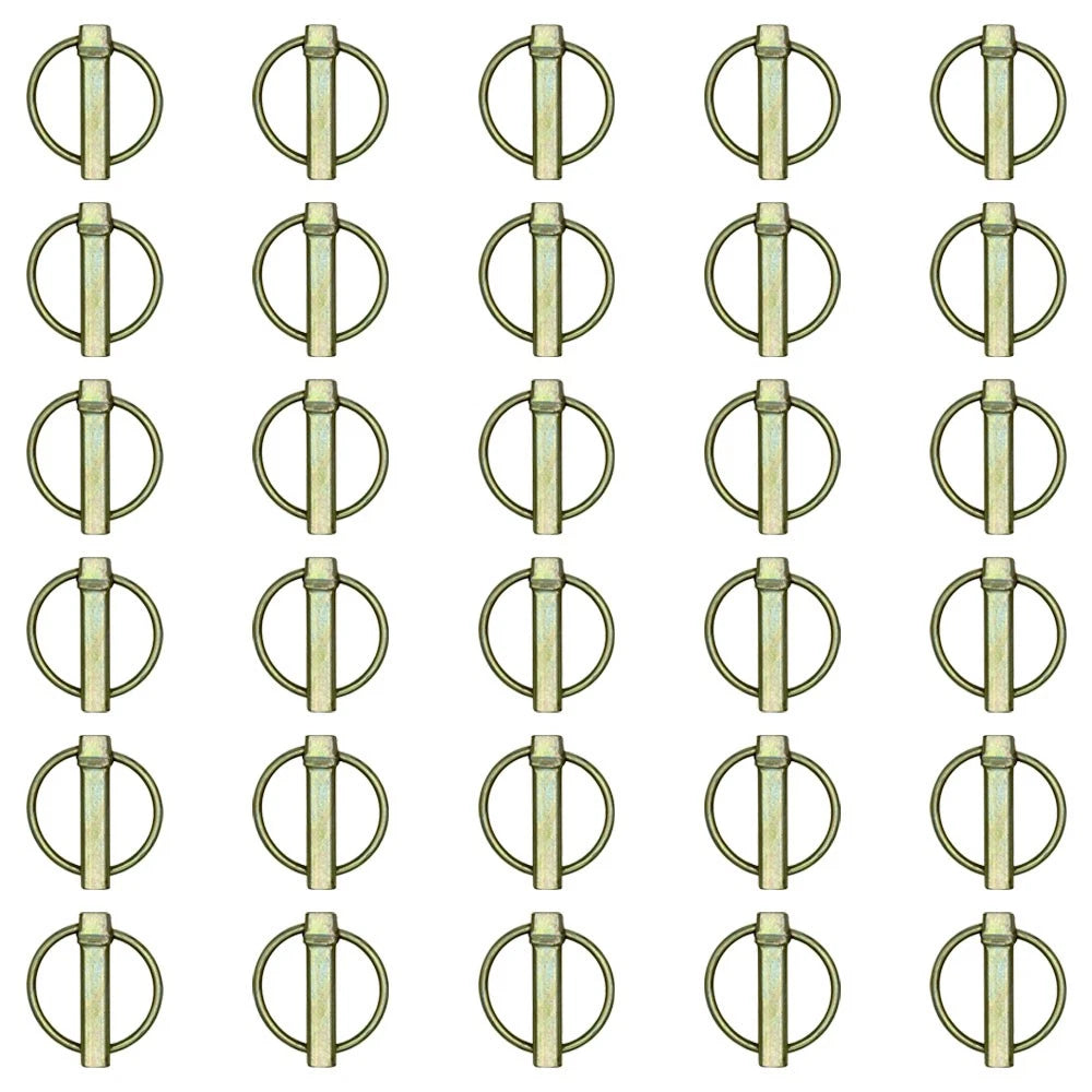 Set of 30 Lynch Pin Clips 7/16" x 1-1/2" for Farm Tractor