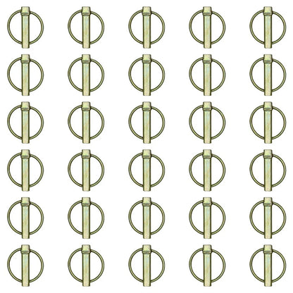Set of 30 Lynch Pin Clips 7/16" x 1-1/2" for Farm Tractor