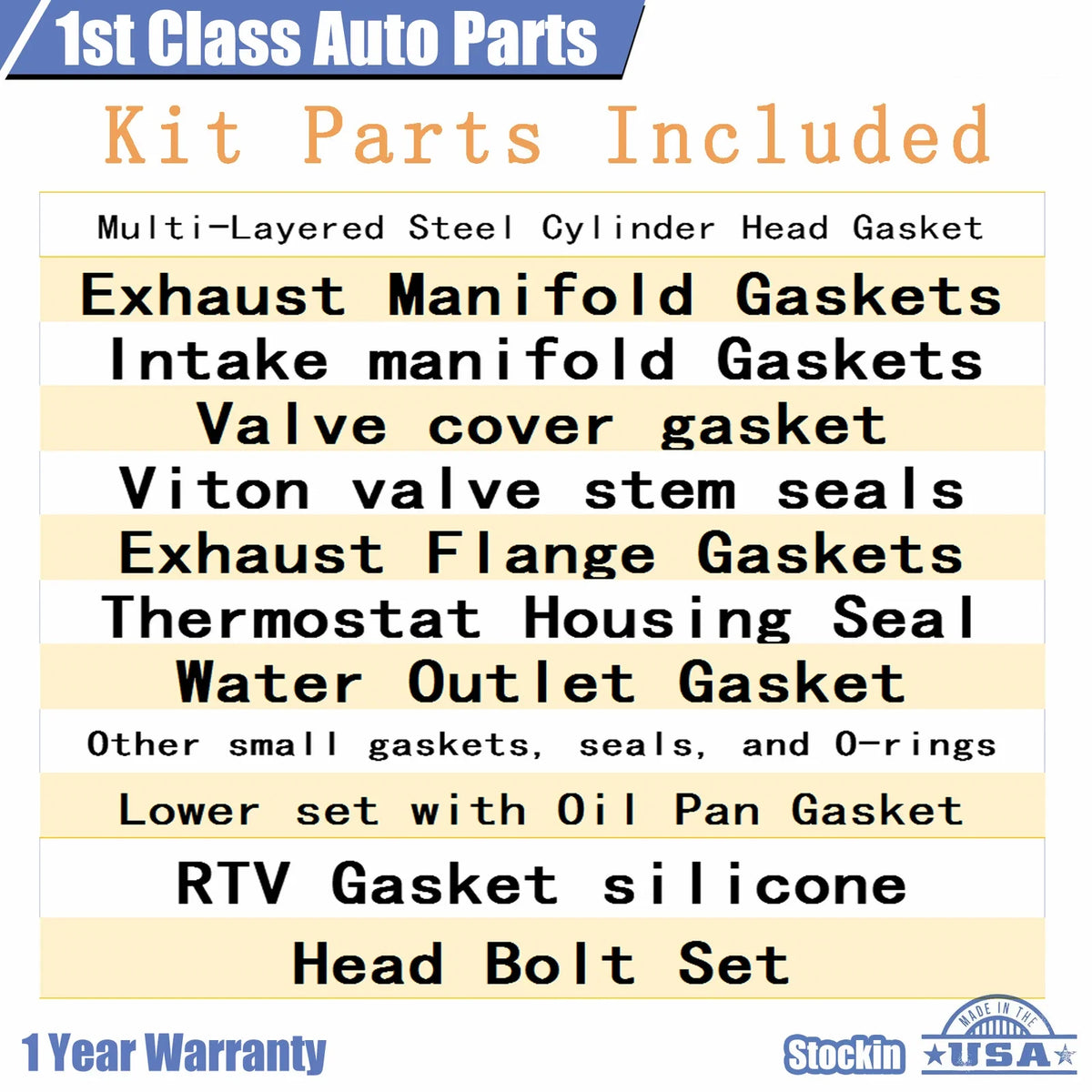 Full MSL Gasket Set & Head Bolts for BMW 330Ci 325Ci X3 Z4 (2000–2006)