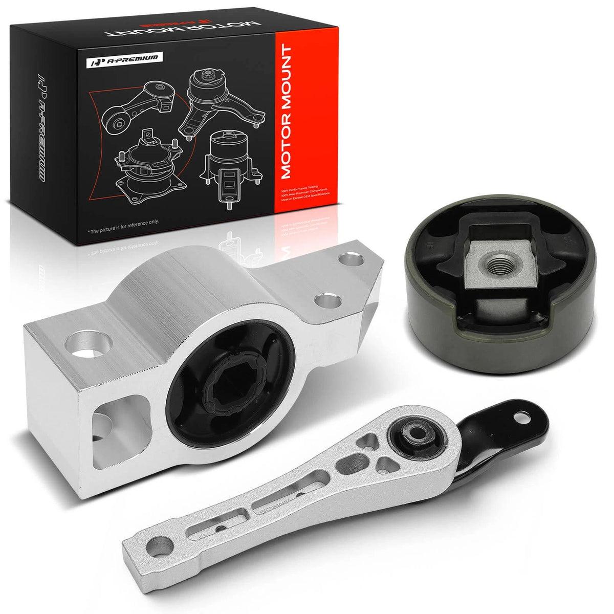 3X Engine Mount & Control Arm Bushing for VW Jetta Eos GTI (2005–2008) - 1K0199232J, 1K0199232K, 1K0199855AE, 1K0199855AJ, 1K0199855AN