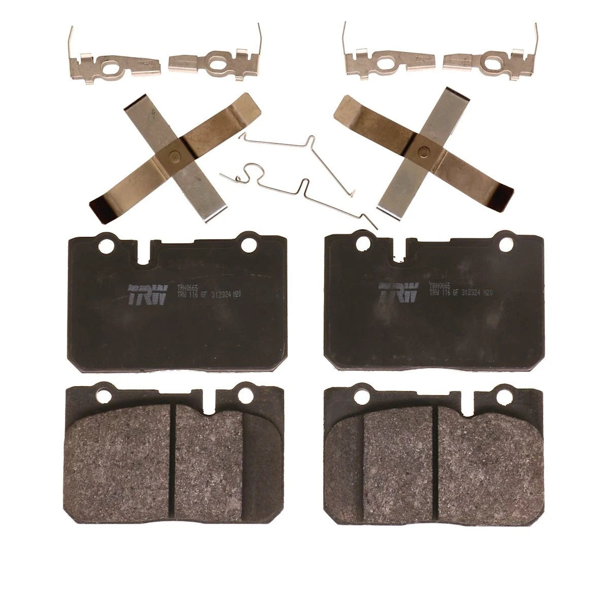 2X Brake Pad Set for Lexus LS400 (1995–2000) TRH0665 4 Piston Caliper