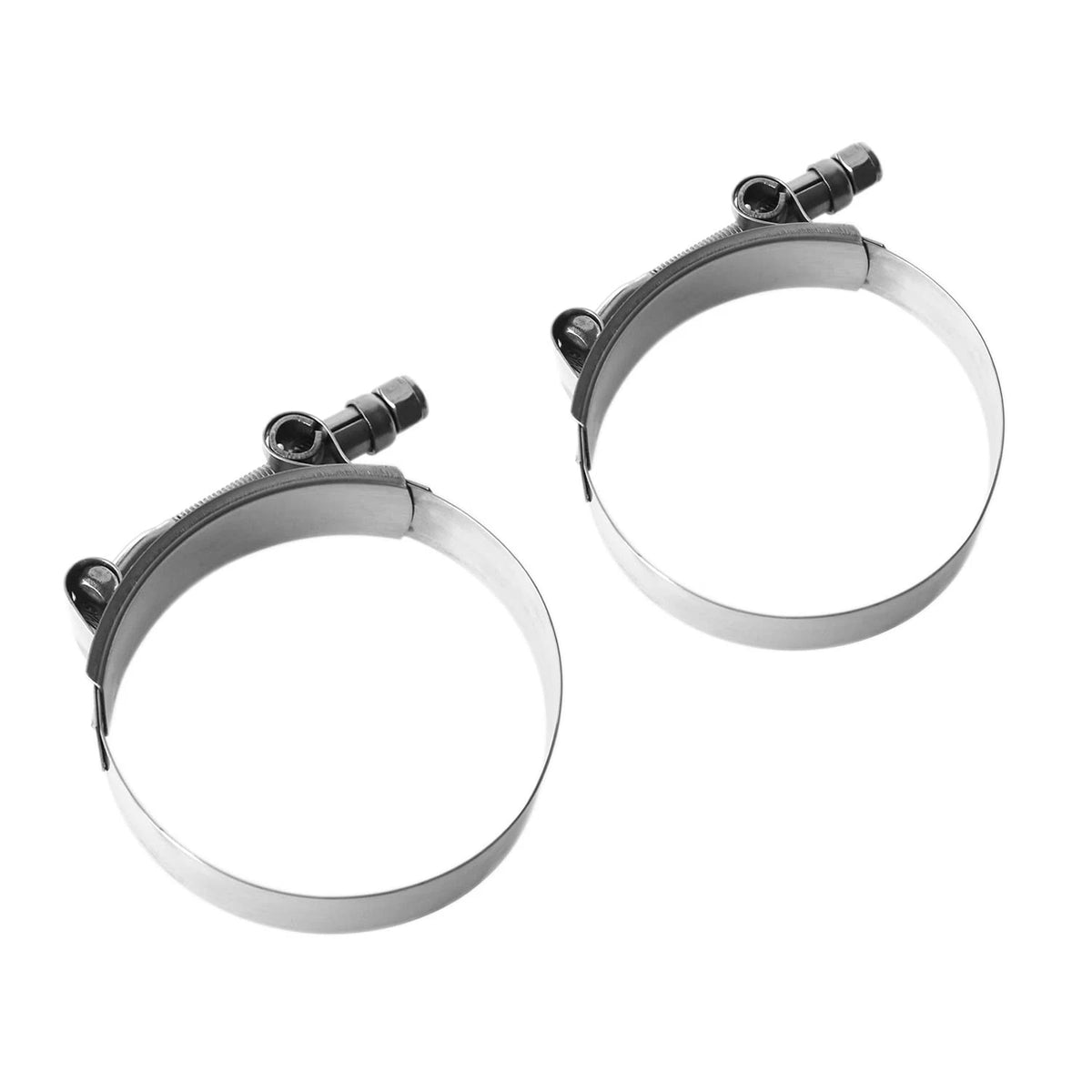2X 2.5" T Bolt Hose Clamp for Turbo Intake Intercooler (70mm-78mm Range)