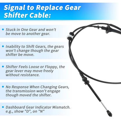 Auto Trans Gear Shifter Cable No.6W1Z7E395A for Ford Crown Victoria (2005–2011)