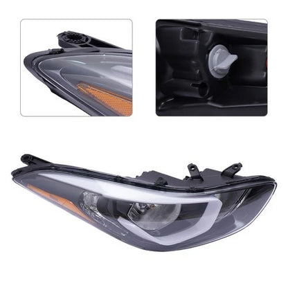 Set of 2 Headlights for Hyundai Elantra (2014–2016) 921013Y500, 921023Y500