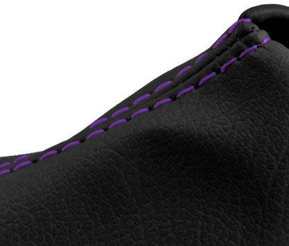 E Brake Boot Cover for Nissan 300ZX (1990–1996) Black Purple Stitch
