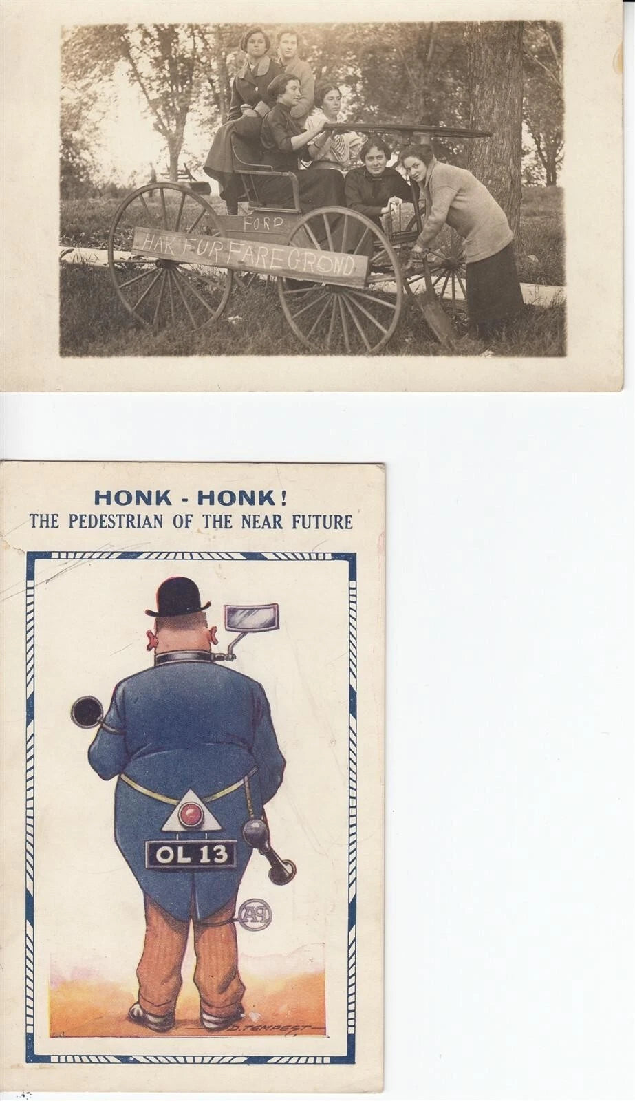 Vintage Automobile Post Card Lot 008