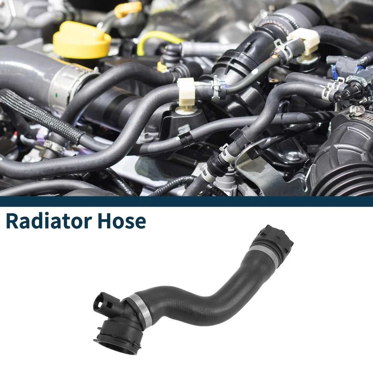 Radiator Hose for BMW 1 Series (2005) No. 17127526391 Rubber Coolant Hose