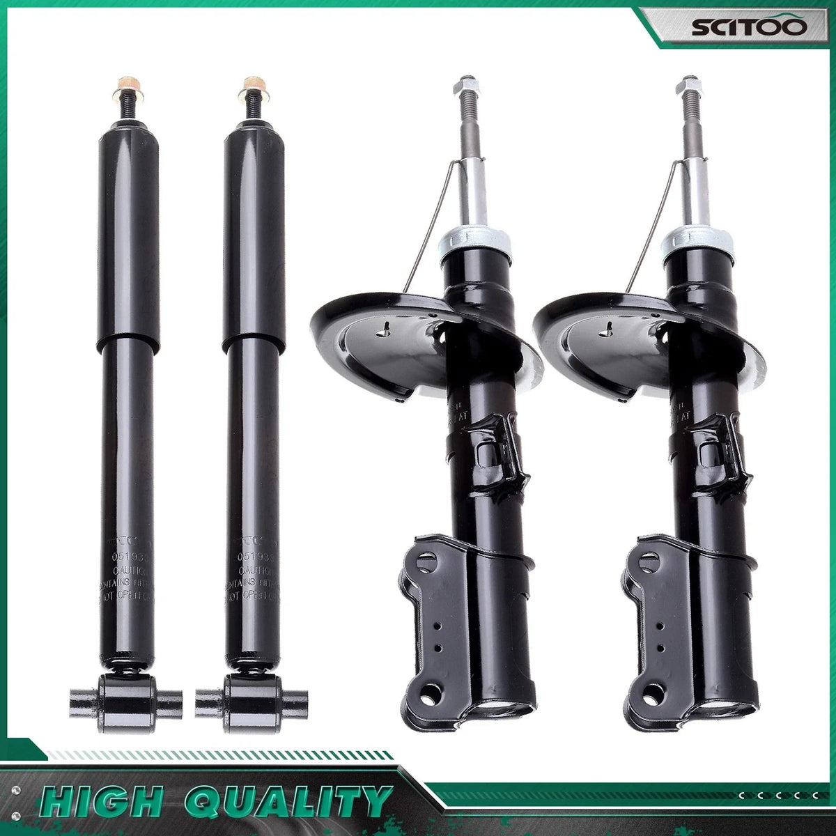 Set of 4 Front Rear Shocks Struts for Volvo S60 S80 V70 (1999–2009)
