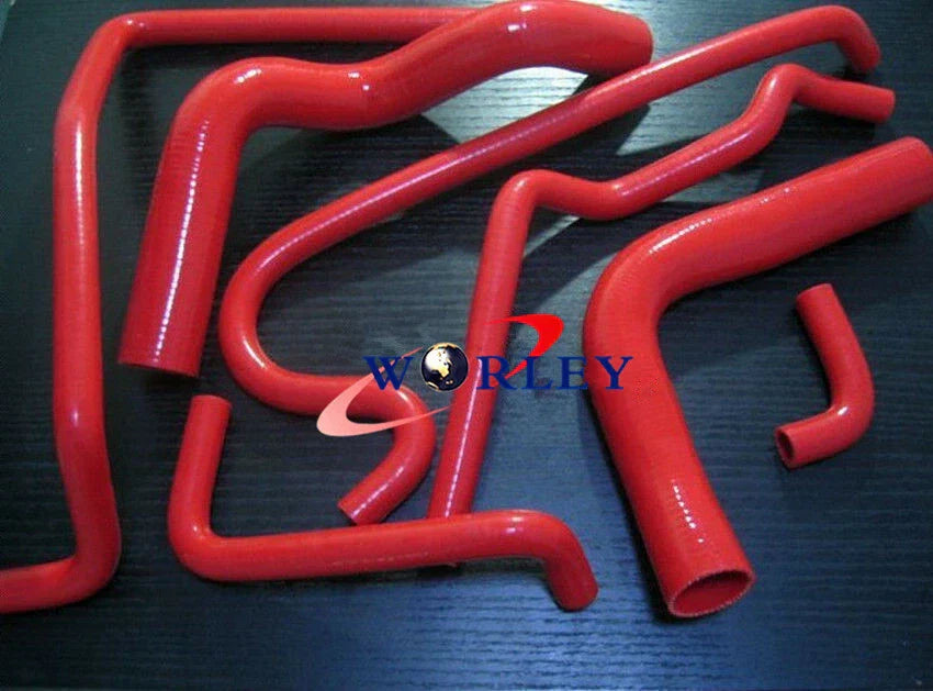 Aluminum Radiator & Black Hose for Holden Commodore VG VL VN VP VR VS V8 5.0L