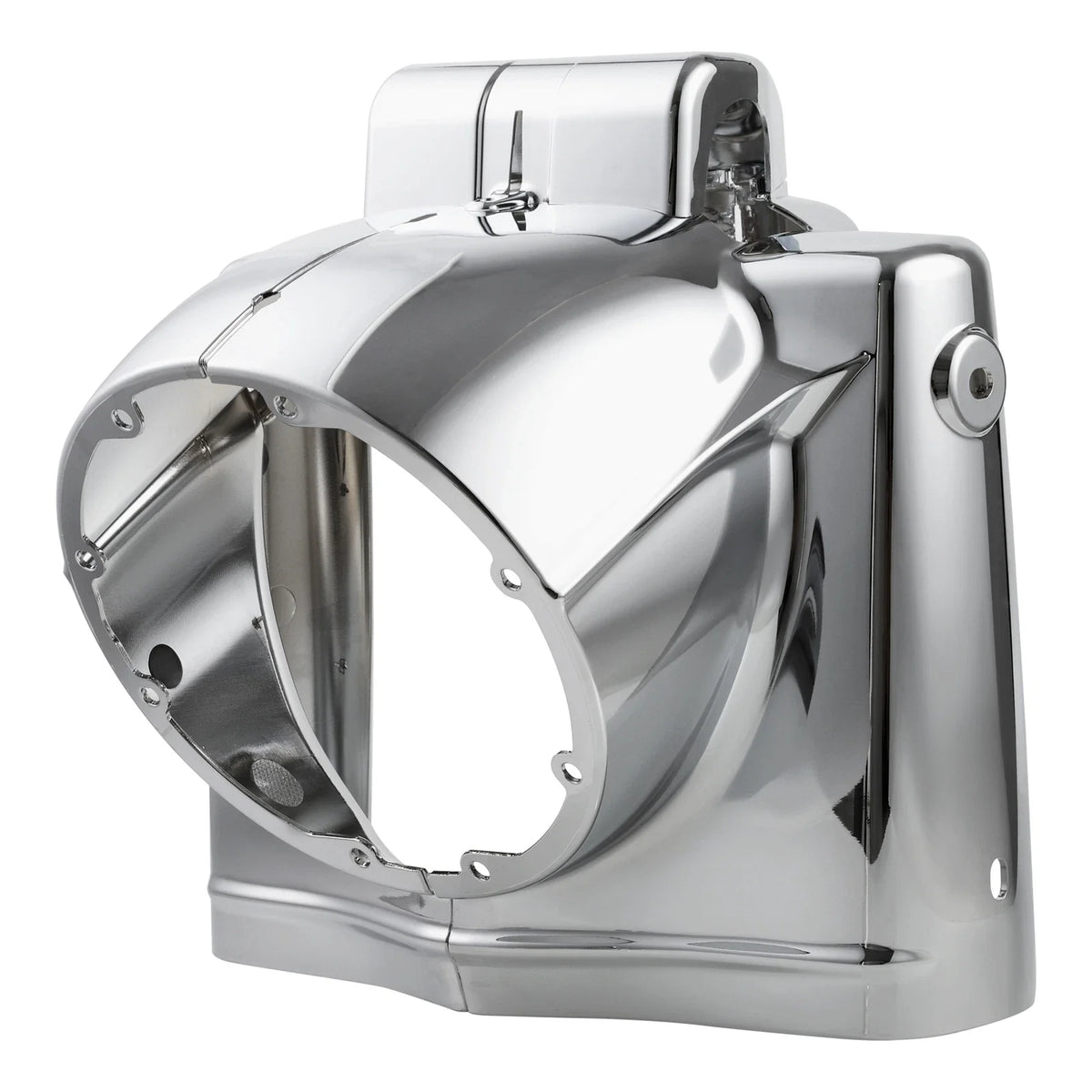 Chrome 7" Headlight Nacelle Cover for Harley Touring Road King (2014–2025)