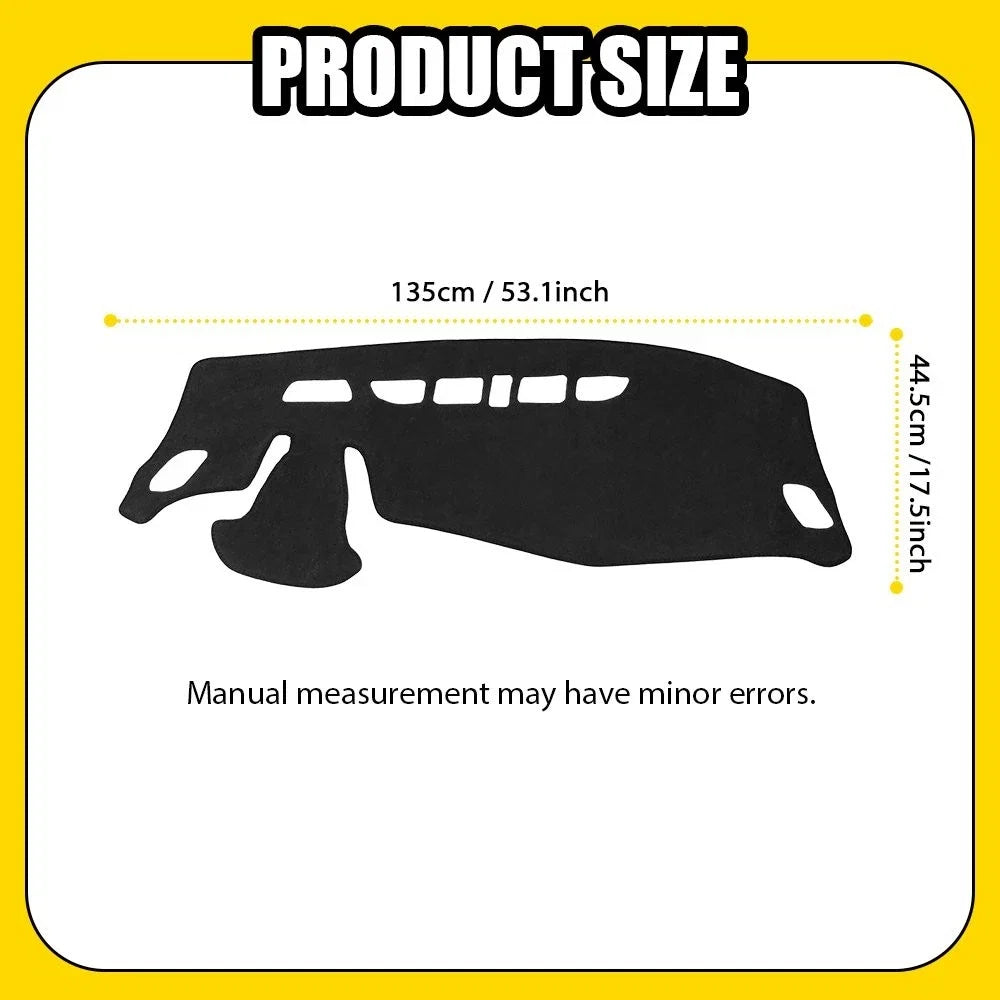 Dashboard Mat Pad Cover for Chevy Trax (2024–2025) Anti-Slip Protector