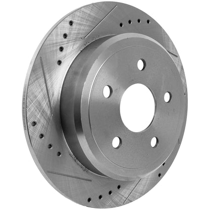 Rear Brake Disc Rotors and Pads Kit for Jeep Grand Cherokee (2006–2010)