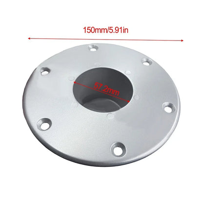 Flush Mount Table Leg Base for RV and Boat (Direct Replacement)