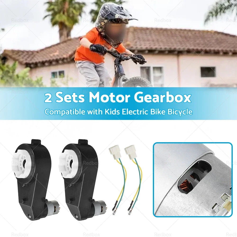 12V Electric Motor Gear Box for Kid Ride On Bike Car