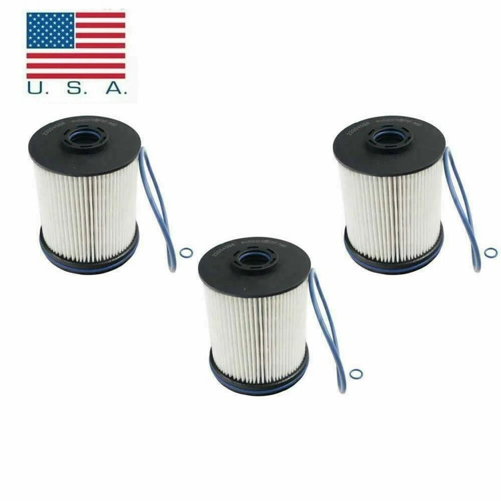 3X TP1015 Fuel Filter Kit for GMC Sierra 2500 HD 3500 HD (2017–2020)
