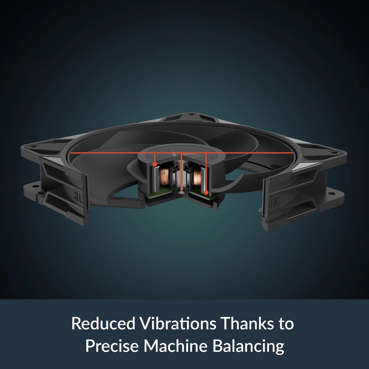 3X Arctic P14 Pro Reverse 140mm Fans for Enhanced Airflow