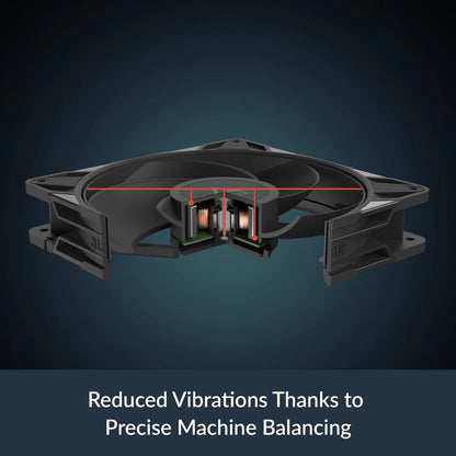 3X Arctic P14 Pro Reverse 140mm Fans for Enhanced Airflow