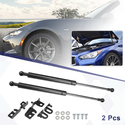 2X Front Hood Lift Supports for Mazda MX-5 ND MX5 Miata (2015–2023)
