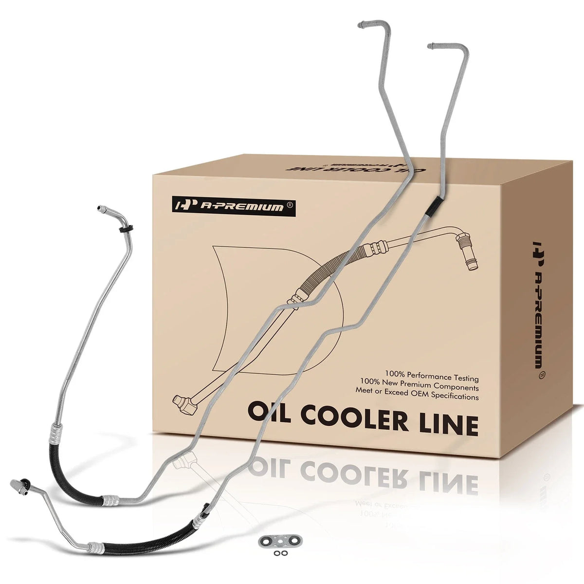 Inlet & Outlet Transmission Oil Cooler Hose for Chevy Silverado 1500 (2007–2018)