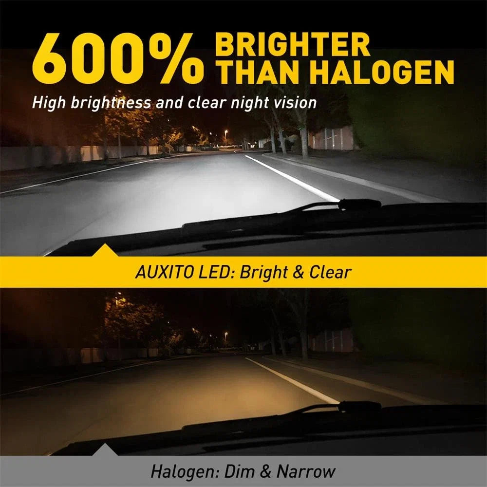 2X AUXITO 9005 LED Headlight Kit for High Beam Bulbs (6000K)