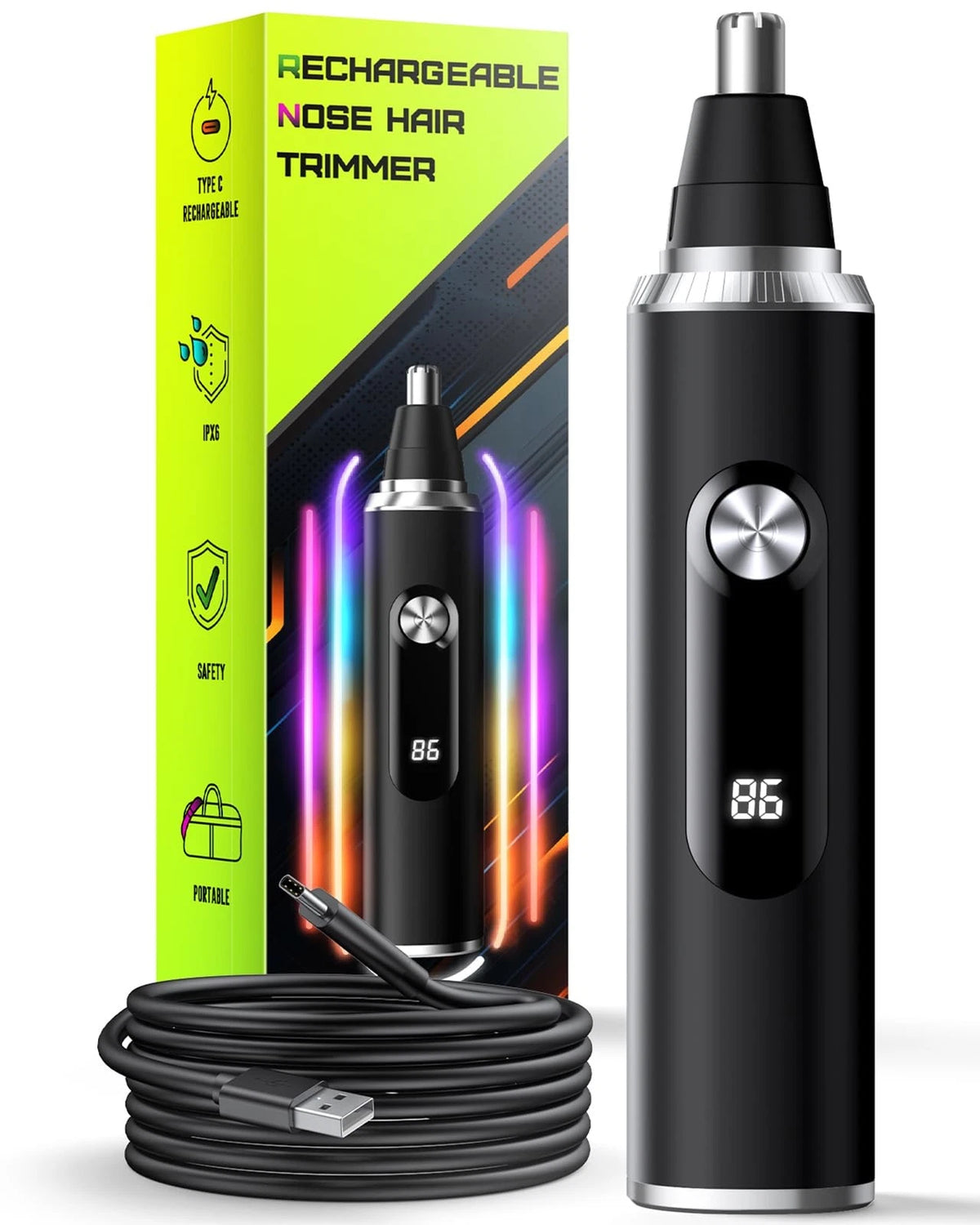 Nose Hair Trimmer for Men and Women (USB Rechargeable)
