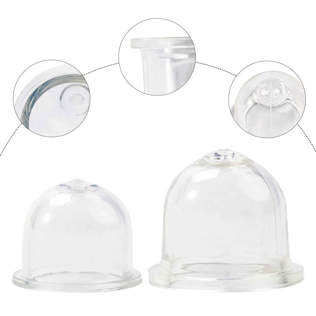 2X Fuel Primer Bulbs for Blower Hedgetrimmer (19mm & 22mm)