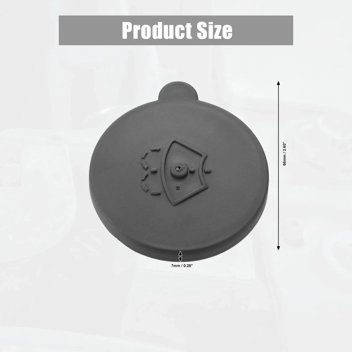 Set of 4 B8913-JG000 Windshield Washer Fluid Reservoir Caps for Nissan Rogue (2008–2013)