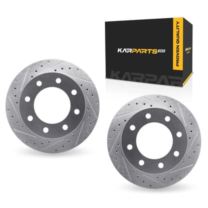 Set of 2 Front Brake Rotors for GMC Sierra 1500 (2001–2003) ALX-PAU-DF-7002-48006-CLA5