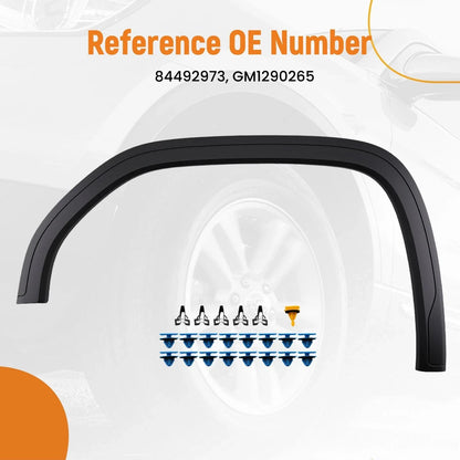 Fender Flare Front Left for GMC Sierra 1500 (2019–2023) 84492973 Injection PP