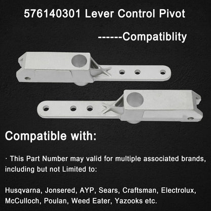 2X Lever Control Pivot for Husqvarna Poulan Lawn Tractor (576140301)