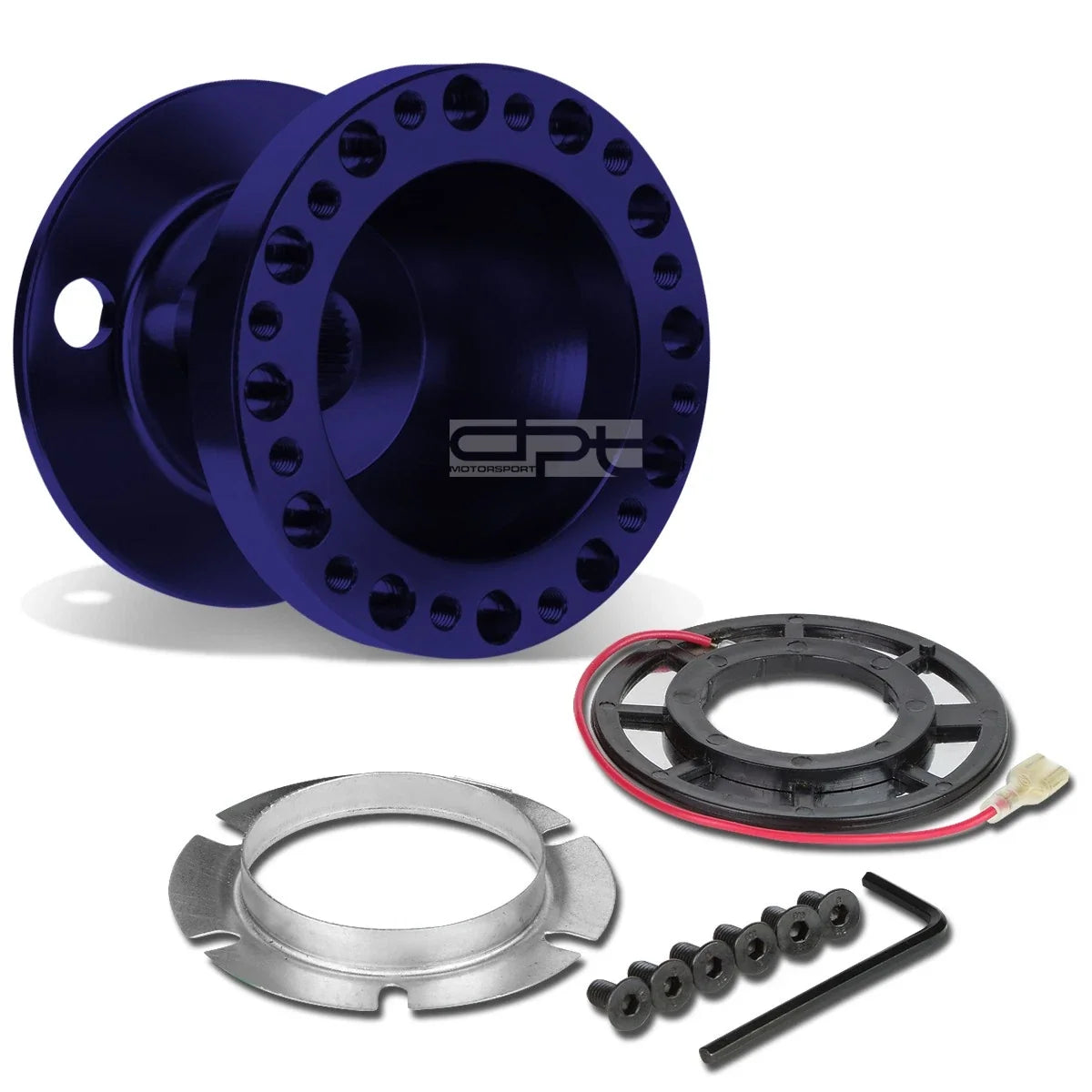 Blue Aluminum 6-Hole Steering Wheel Hub Adaptor for Mazda Miata/RX-7/RX-8/626