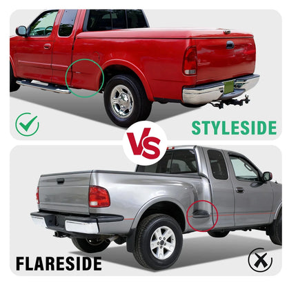 Tailgate Assembly with Backer Plate for Ford F150 (1997–2003) F250 F350 (1999–2007) Styleside