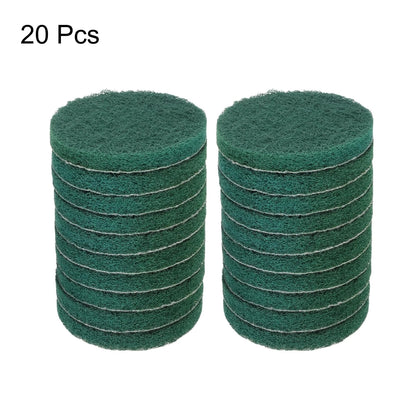 20pcs Scrubber Scouring Pads 5 Inch for Drill (180 Grit)