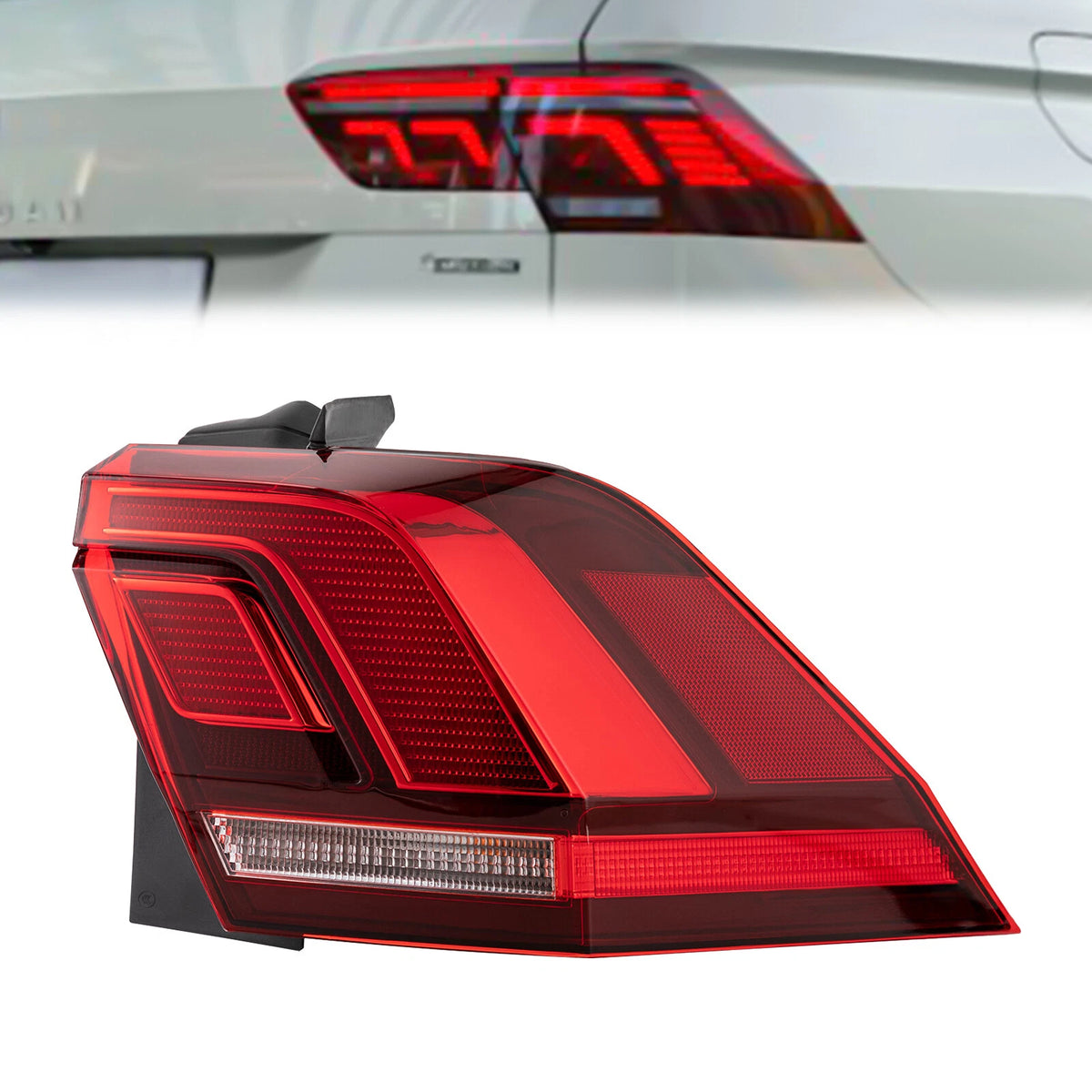 Right Tail Light for Volkswagen Tiguan (2018–2023) 5NN945096A, 5NN-945-096-A